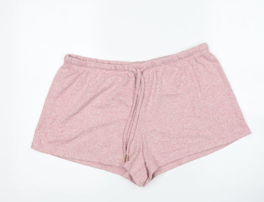 Primark Womens Pink  Polyester  Sleep Shorts Size M