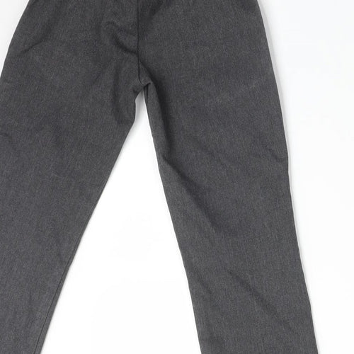 SCHOOLWEAR Boys Grey  Polyester Dress Pants Trousers Size 4 Years  Regular