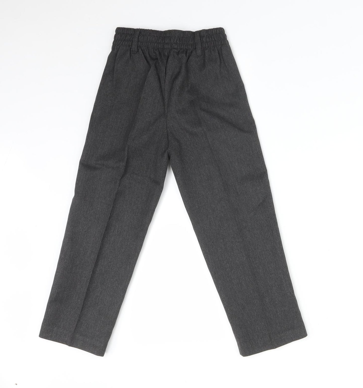 BACK TO SCHOOL Boys Grey  Polyester Dress Pants Trousers Size 4-5 Years  Regular