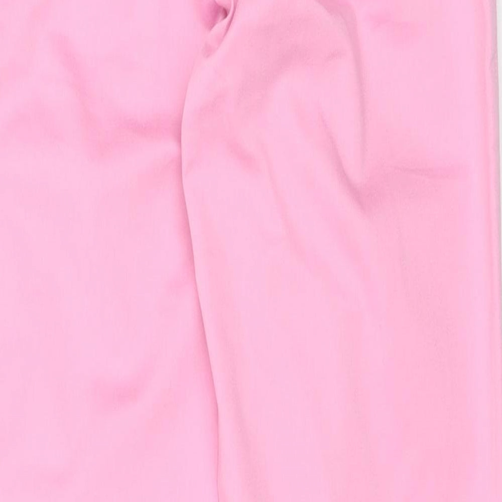 Lyle & Scott Womens Pink  Cotton Trousers  Size 8 L28 in Regular
