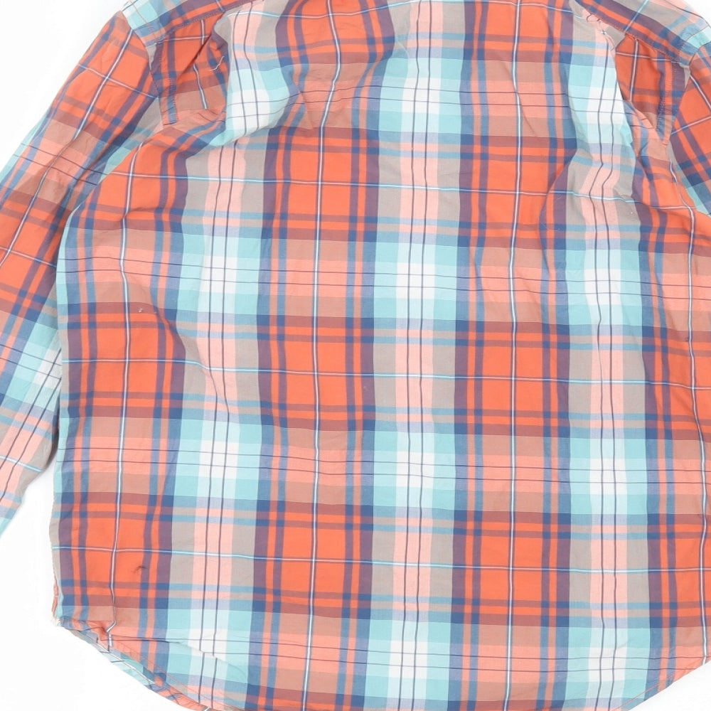 Gap Mens Multicoloured Striped Cotton  Dress Shirt Size S Collared