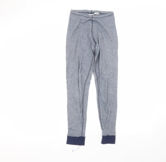 H&M Girls Blue  Cotton Sweatpants Trousers Size 12-13 Years  Regular