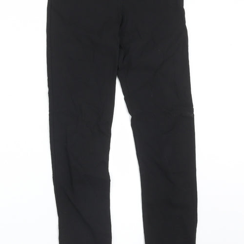 Reverse Girls Black  Polyester Dress Pants Trousers Size 11-12 Years  Regular