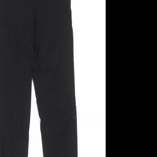 Reverse Girls Black  Polyester Dress Pants Trousers Size 11-12 Years  Regular