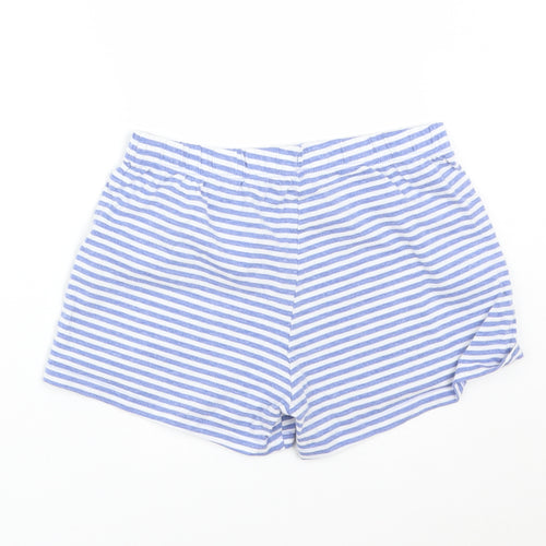 F&F Girls Multicoloured Striped Cotton  Sleep Shorts Size 8-9 Years