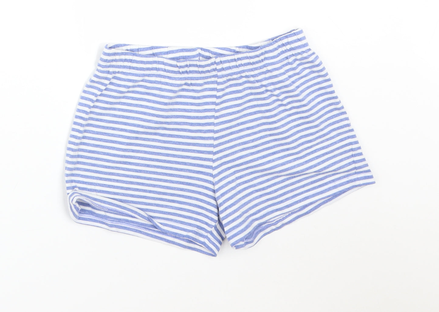 F&F Girls Multicoloured Striped Cotton  Sleep Shorts Size 8-9 Years