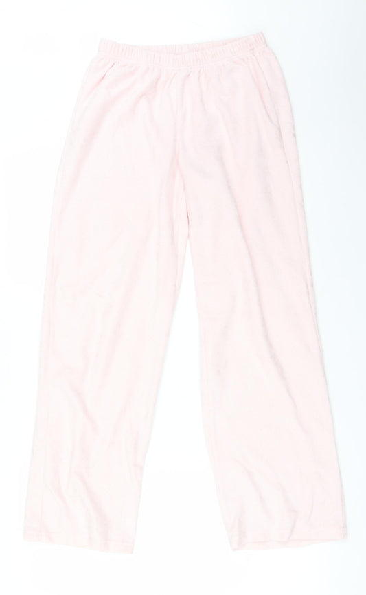 Disney Womens Pink Floral Polyester  Pyjama Pants Size 6