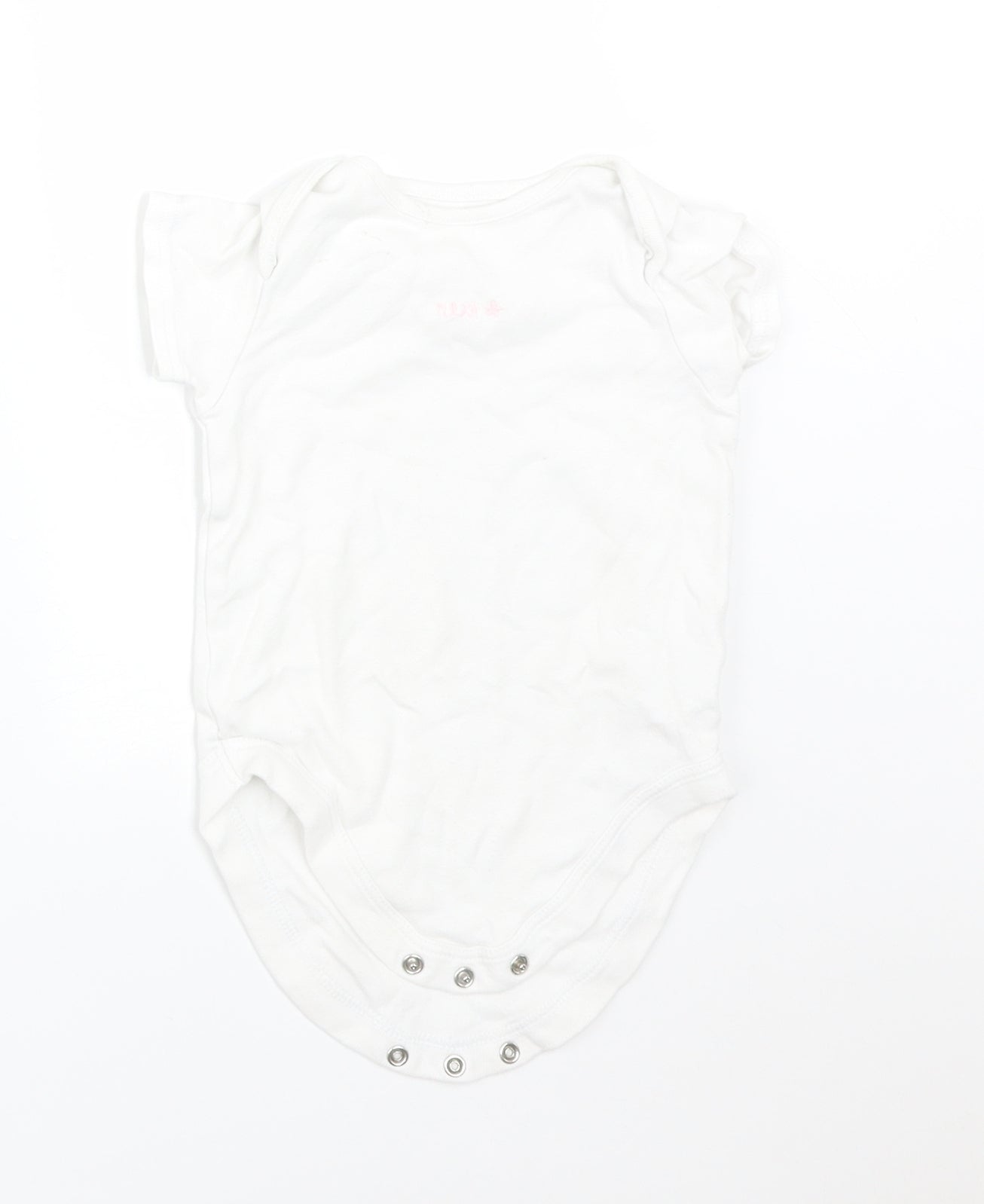 NEXT Baby White  Cotton Babygrow One-Piece Size 9-12 Months