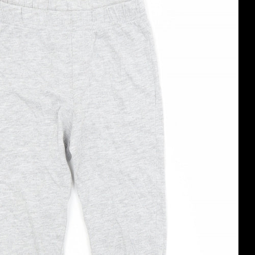 Preworn Boys Grey  Cotton  Pyjama Pants Size 4-5 Years   - SPIDERMAN