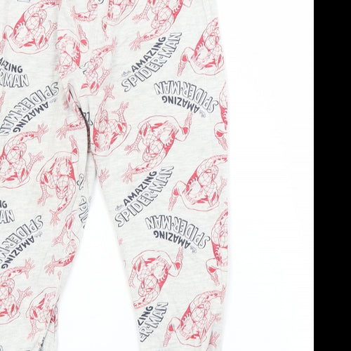Primark Boys Grey  Cotton  Pyjama Pants Size 2-3 Years   - SPIDERMAN