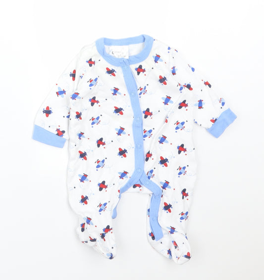 MOON&STARS Boys Multicoloured  Cotton Babygrow One-Piece Size Newborn   - PLANES