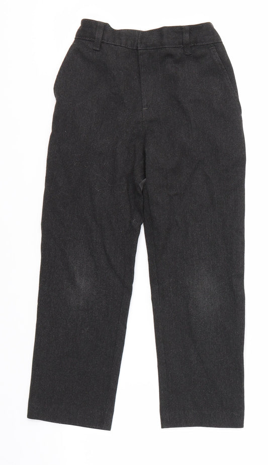 George Boys Grey  Polyester Dress Pants Trousers Size 4-5 Years  Regular