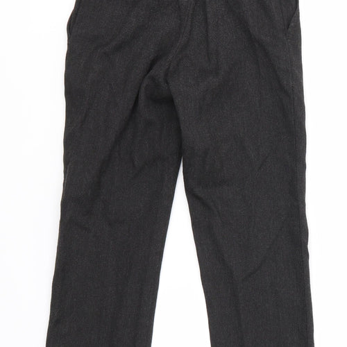 George Boys Grey  Polyester Dress Pants Trousers Size 4-5 Years  Regular  - Schoolwear