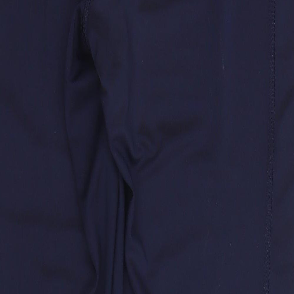 Falcon Womens Blue  Polyester Track Pants Leggings Size 10 L27 in Regular  - Denbigh High
