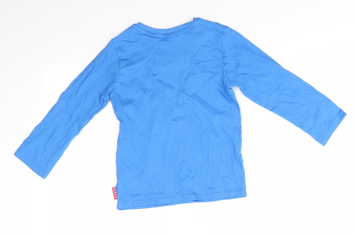 Disney Pixar Boys Blue Solid Cotton  Pyjama Top Size 4-5 Years   - It's Hero Time