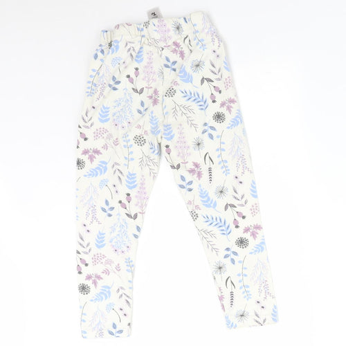 FROZEN 2 Girls Multicoloured Floral Cotton  Pyjama Pants Size 3-4 Years