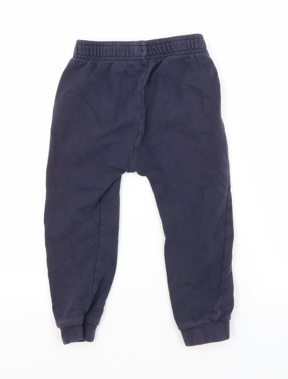 George Boys Blue  Cotton Sweatpants Trousers Size 3-4 Years  Regular