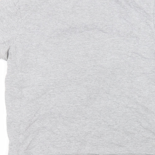Love To Dream Womens Grey  Cotton Basic T-Shirt Size 12 Round Neck