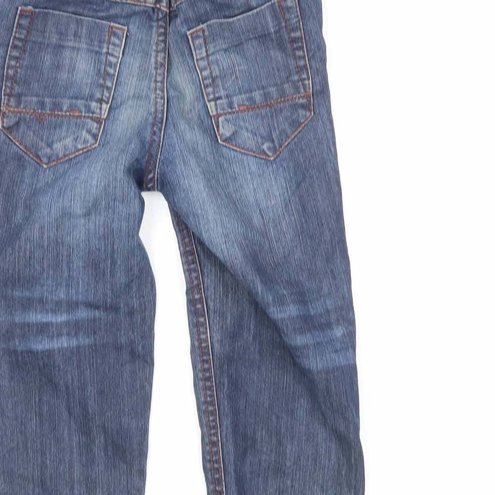 Nutmeg Boys Blue  Cotton Straight Jeans Size 2-3 Years  Regular