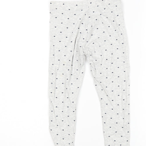 George Girls Multicoloured Polka Dot Cotton Sweatpants Trousers Size 5-6 Years  Regular  - Leggings
