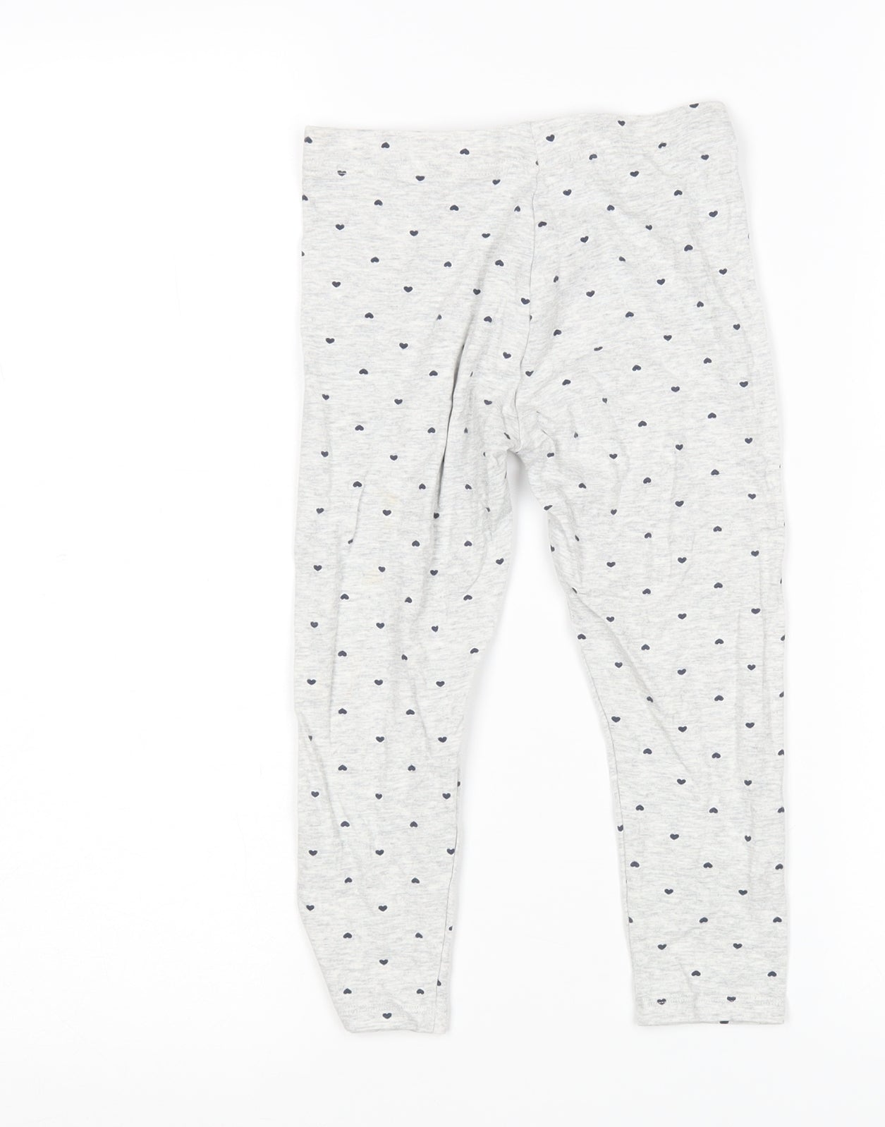 George Girls Multicoloured Polka Dot Cotton Sweatpants Trousers Size 5-6 Years  Regular  - Leggings