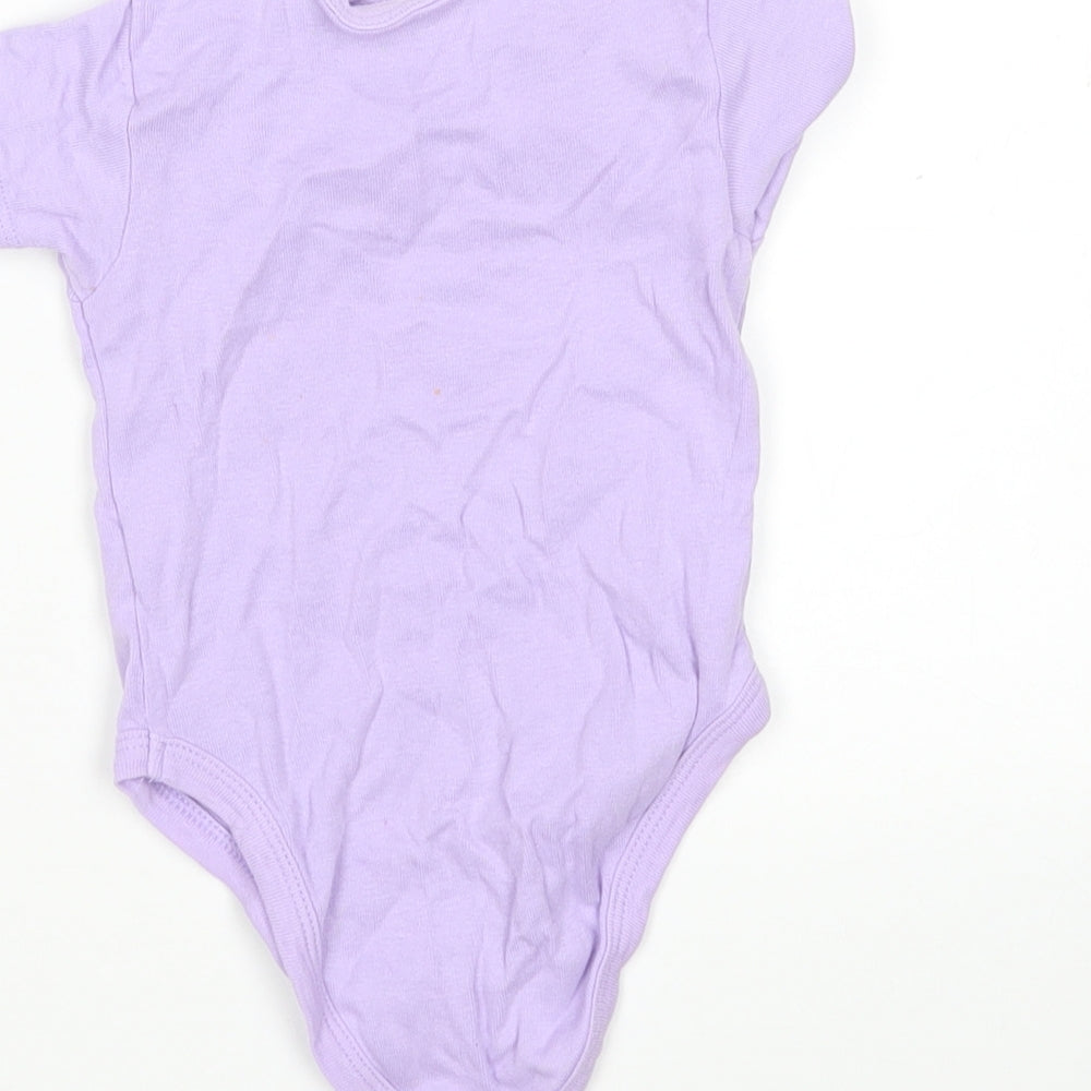 Avenue Girls Purple  Cotton Leotard One-Piece Size 6-9 Months