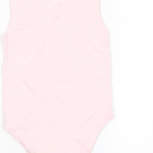 George Girls Pink  Cotton Leotard One-Piece Size 6-9 Months