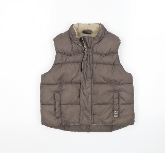 NEXT Girls Brown   Gilet Coat Size 2 Years