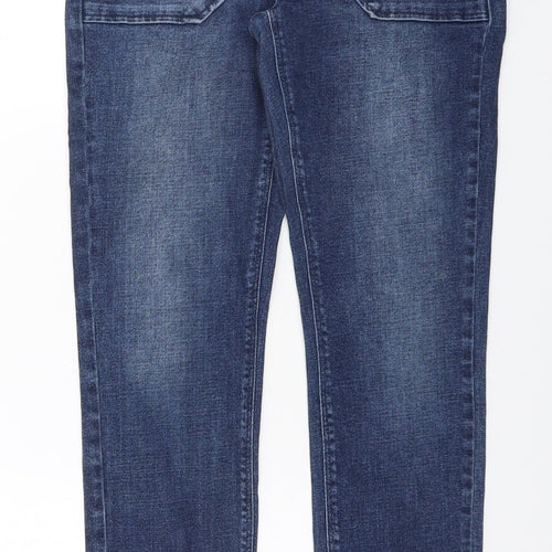 Brighton Womens Blue  Cotton Straight Jeans Size 10 L28 in Regular