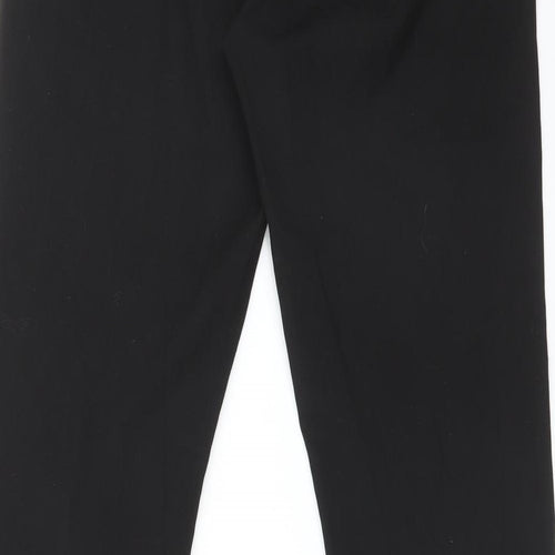 M&S Girls Black  Polyester Dress Pants Trousers Size 14-15 Years  Regular
