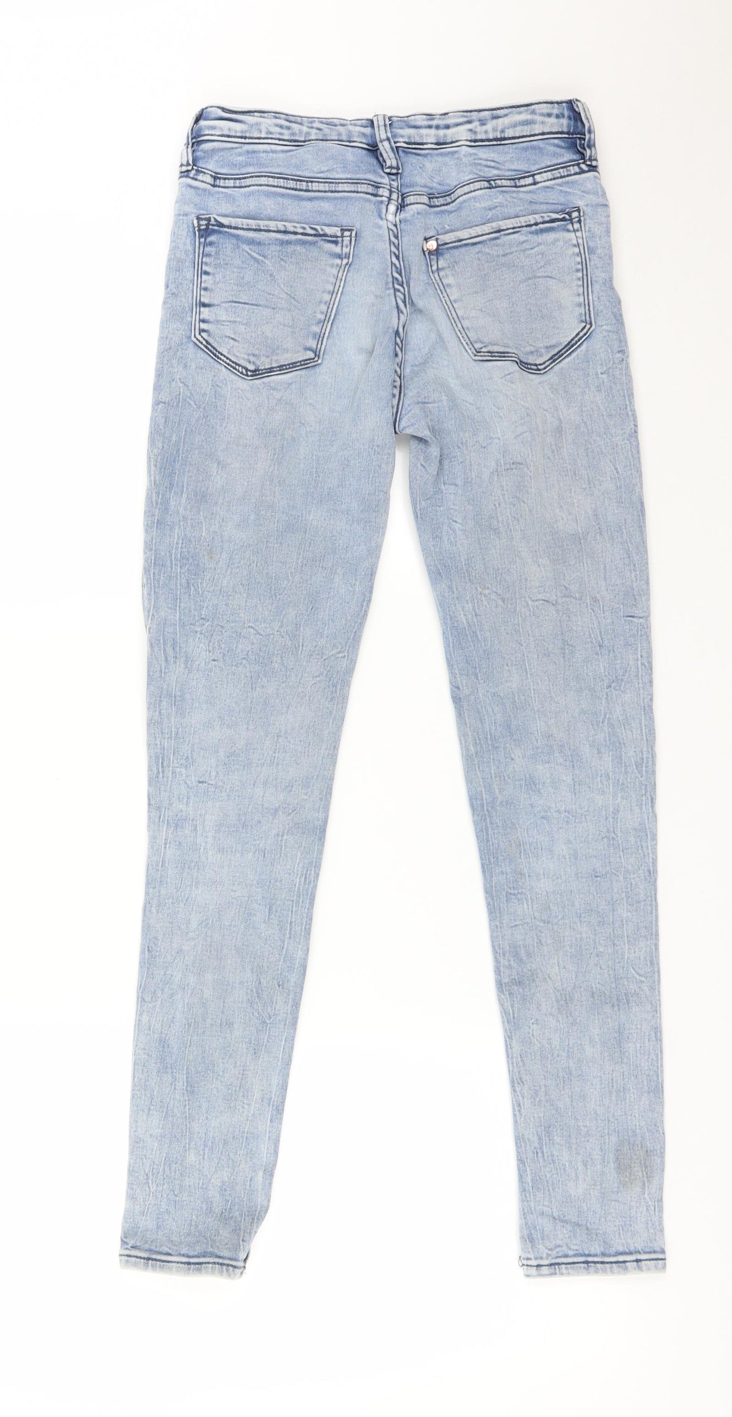 H&M Girls Blue  Lyocell Skinny Jeans Size 11 Years  Regular