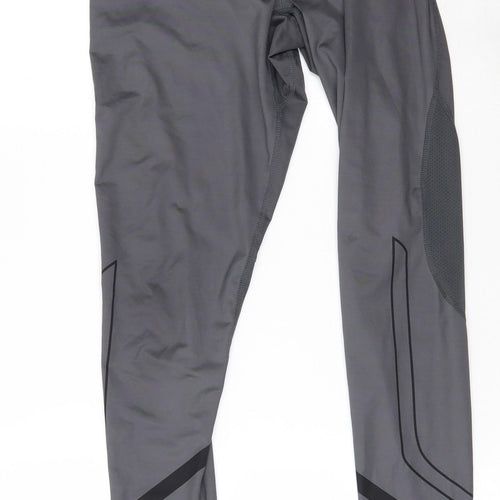 AMZSport Womens Grey  Polyester Jogger Leggings Size S L26 in Regular Pullover