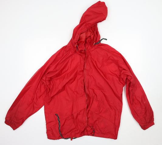 Igel Mens Red   Rain Coat Jacket Size S