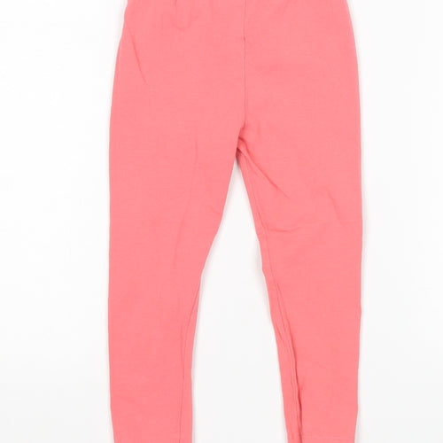Nutmeg Girls Pink  Cotton Sweatpants Trousers Size 2-3 Years  Regular  - Leggings