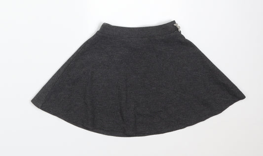 TU Girls Grey  Polyester Skater Skirt Size 5 Years  Regular
