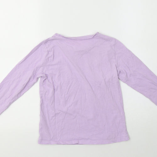 George Girls Purple  Cotton Top Pyjama Top Size 8-9 Years