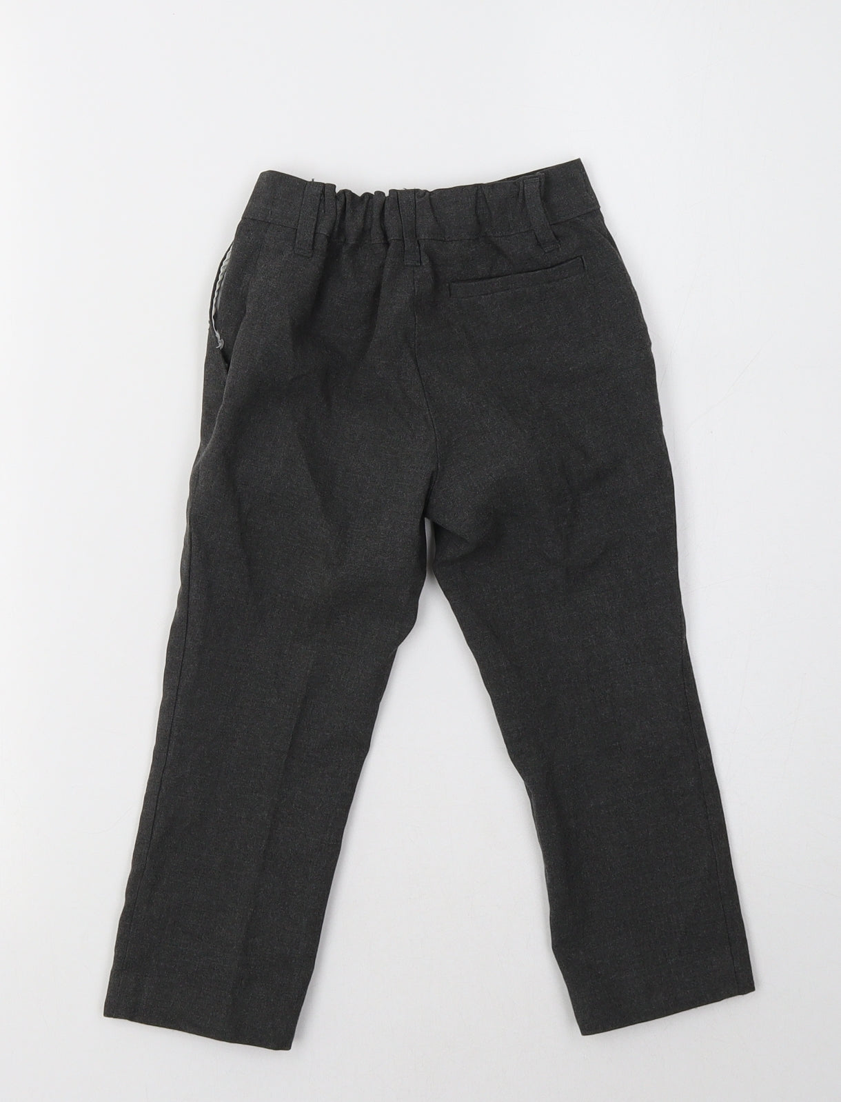 M&S Boys Grey  Polyester Dress Pants Trousers Size 2-3 Years  Regular