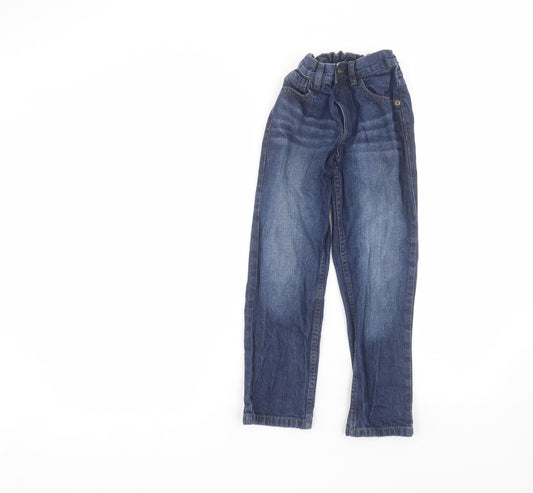 F&F Girls Blue  Cotton Skinny Jeans Size 7-8 Years  Regular