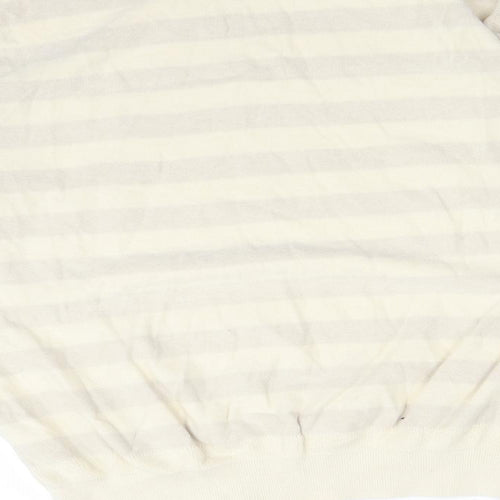Stark Mens Multicoloured Striped Cotton Pullover Sweatshirt Size XL