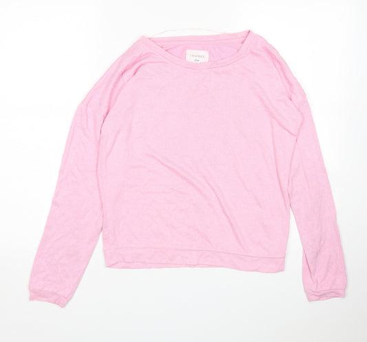 Boux Avenue Womens Pink  Acrylic Top Pyjama Top Size 10