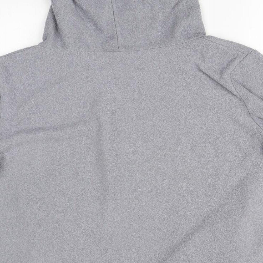 Board Angels Womens Grey  Polyester Henley Hoodie Size 16