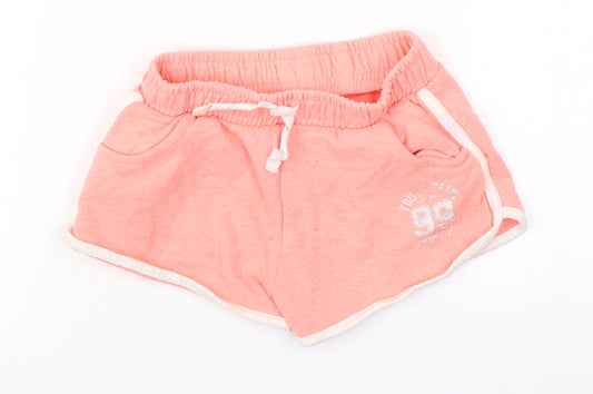 Nutmeg Girls Pink  Cotton Sailor Shorts Size 6-7 Years  Regular