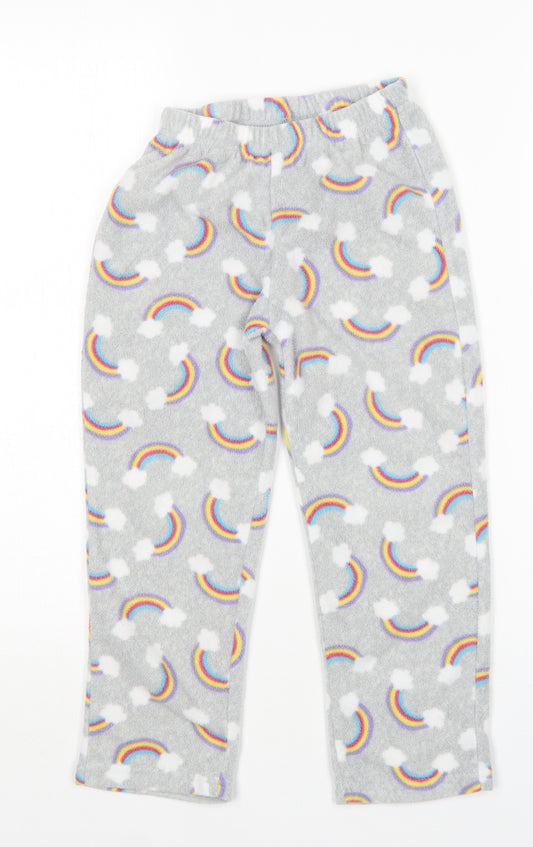 hullabaloo Girls Multicoloured  Polyester  Pyjama Pants Size 5-6 Years
