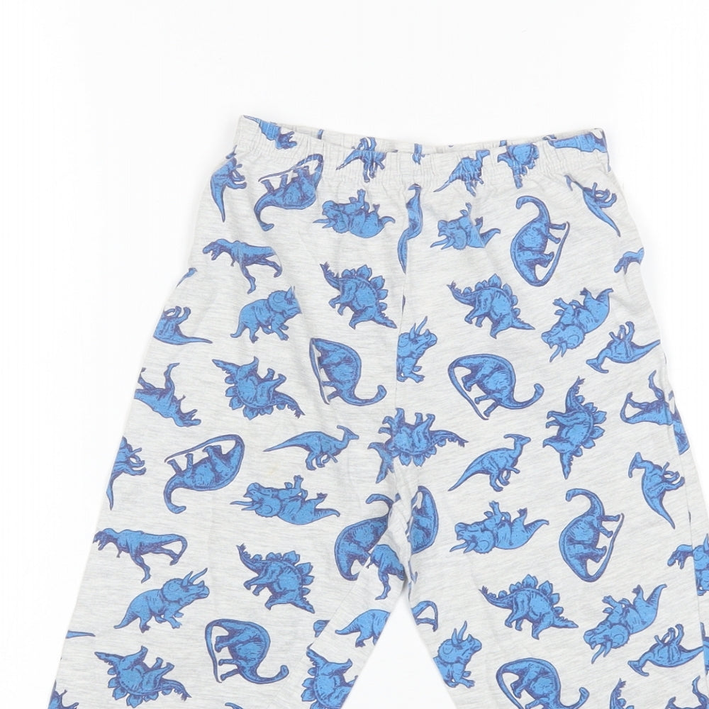 Primark Boys Blue  Cotton  Pyjama Pants Size 4-5 Years   - Dinosaurs