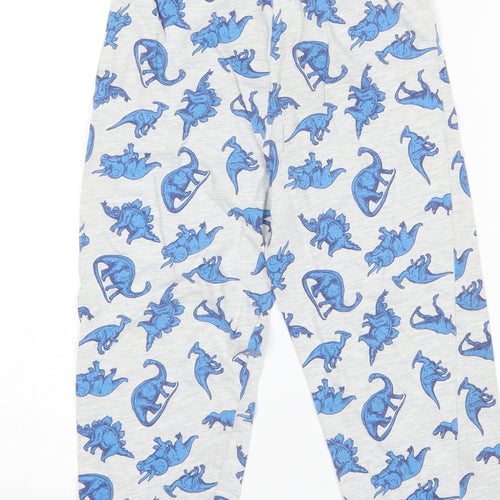 Primark Boys Blue  Cotton  Pyjama Pants Size 4-5 Years   - Dinosaurs