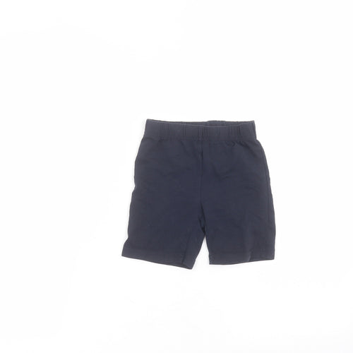 TU Girls Blue  Cotton Sweat Shorts Size 6 Years  Regular