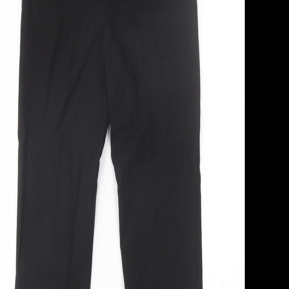 TU Boys Black  Polyester Dress Pants Trousers Size 11 Years  Regular