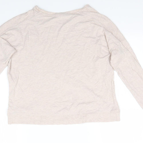 DKNY Womens Beige Solid Cotton  Pyjama Top Size M   - Light beige