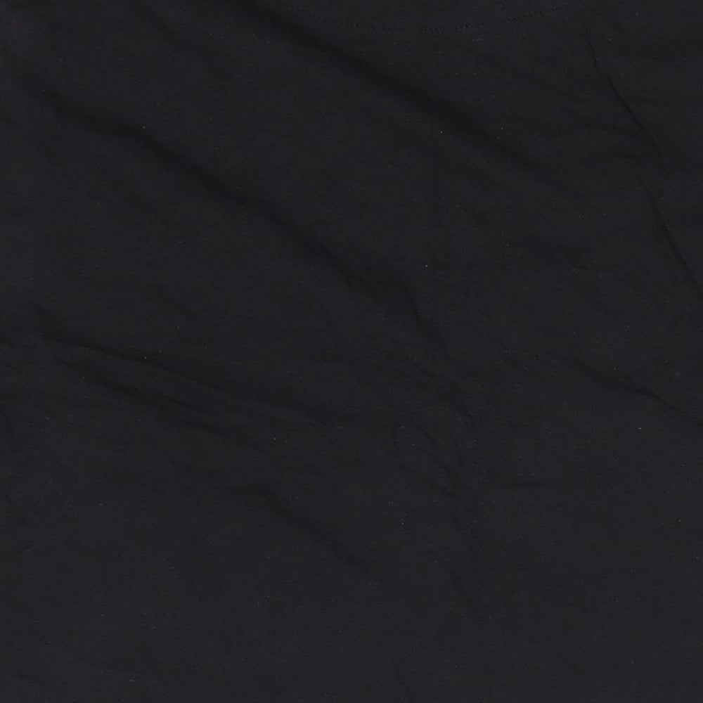 Love to Lounge Womens Black Animal Print Cotton  Pyjama Top Size M   - Batman by Night