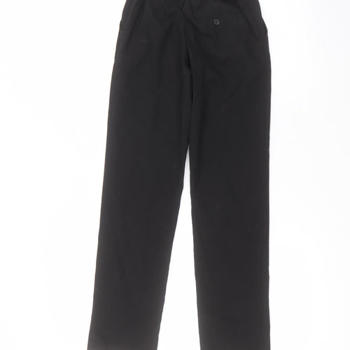 F&F Boys Black  Polyester Dress Pants Trousers Size 11-12 Years  Regular